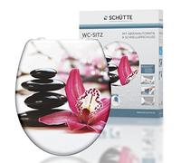 SCHÜTTE – Abattant WC Wellyness 82376 – Duroplast, abaissement automatique, détachable