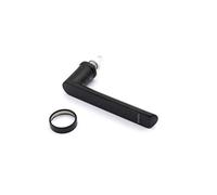 Schüco Poignée de fenêtre en aluminium RAL 9005 Noir 247010