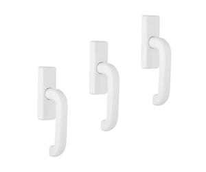 SCHÜCO Schnicks 21455600 Lot de 3 poignées de fenêtre à levier manuel I Poignée de transmission Schüco | Système de profil de fenêtre Schnicks