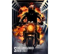 Schülerkalender 2026/2027: Motorrad - 1 Tag 1 Seite Für Grundschule, Mädchen, Jungen, Teenager | Platz Für Aufgaben, Notizen, Stundenplan und Mehr | Von August 2026 Bis Juli 2027