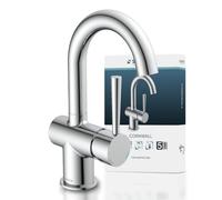 Schuette Mitigeur de lavabo CORNWALL, bec haut, mitigeur monocommande, chrome
