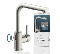 SCHÜTTE 99700 Vital Robinet d'évier de cuisine avec douchette extensible, robinet automatique avec capteur, mitigeur pour évier, robinet infrarouge sans contact, chromé