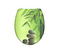 SCHÜTTE Abattant WC GREEN GARDEN imprimé – Duroplast, fermeture souple, déverrouillage rapide