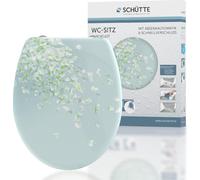 SCHÜTTE Abattant WC FLOWER IN THE WIND en duroplast, fermeture souple, déverrouillage rapide