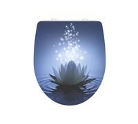 Schütte Abattant WC High Gloss, avec fermeture en douceur (imprimé Nénuphar)