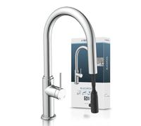 SCHÜTTE BLACKPOOL Mitigeur d'évier, chromé, avec bec extractible