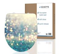 SCHÜTTE Duroplast HG Siège de WC MAGIC LIGHT, siège de WC avec fermeture douce et mécanisme de fixation rapide