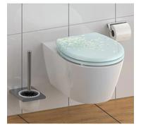 SCHÜTTE Abattant WC FLOWER IN THE WIND en duroplast, fermeture souple, déverrouillage rapide