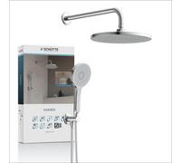 SCHÜTTE KARIBIK Kit de douche complet, chrome/gris clair, pour la douche
