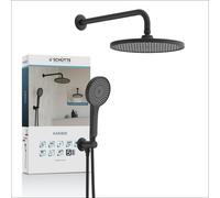 SCHÜTTE KARIBIK Set complet de douche, noir mat