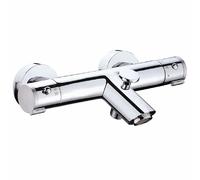 SCHÜTTE 52470 LONDON Mitigeur thermostatique de baignoire avec protection anti-brûlure pour robinet de baignoire Chromé