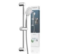 SCHÜTTE Napoli 64830 Set de douche avec barre de douche 4 types de jets Chromé