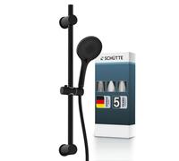 SCHÜTTE RAVEN Set de douche sur barre, noir mat