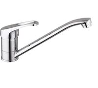 SCHÜTTE Robinet de cuisine TASSONI, Robinet basse pression cuisine, Robinet cuisine orientable à 360°, Mitigeur cuisine en chrome