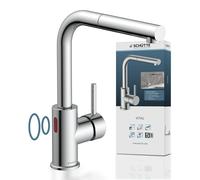 SCHÜTTE Robinet de cuisine Vital avecpar capteur, robinet de cuisine extractible, robinet de lavabo à économie d'énergie