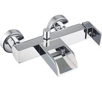 SCHÜTTE Robinetterie de baignoire IDROVIA, robinetterie de baignoire cascade, mitigeur de baignoire, robinet de salle de bain en chrome
