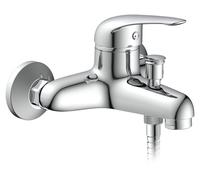 SCHÜTTE Robinetterie de baignoire MAGNA, mitigeur de baignoire, robinet de salle de bains, robinetterie de baignoire en chrome
