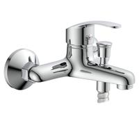 SCHÜTTE Robinetterie de baignoire SIRANI, mitigeur de baignoire, robinet de salle de bains, robinetterie de baignoire en chrome