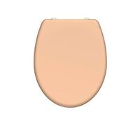 SCHÜTTE - Beige - 82305 - Abattant WC en Duroplast avec système d'abaissement automatique et fonction détachable, compatible avec la majorité des cuvettes WC