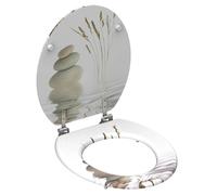 Schütte BALANCE 80022, Abattant WC avec noyau en bois (MDF), motif imprimé sur 3 faces, compatible avec la majorité des cuvettes WC