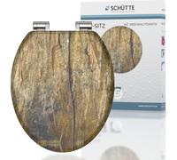 Schütte 80124 Solid Wood Abattant WC, Motif