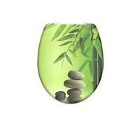 SCHÜTTE Abattant WC GREEN GARDEN, Abattant WC en Duroplast avec fermeture souple et déverrouillage rapide, Abattant WC