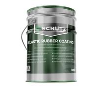 Schütz - Elastic Rubber Coating - Roofing liquide d’étanchéité - Réparation & Entretien toiture en membrane d'étanchéité (Noir, 10kg)