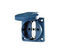Schuko-anbau-steckdose 16a,2p+e,230v,bl 11031 - Mennekes