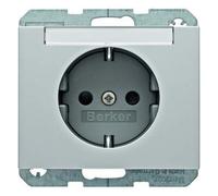 SCHUKO con portaet. K1,K5 acero