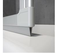 Schulte joint d'étanchéité gris, universel, pour pare-baignoire, 1300 mm recoupable, pour verre de 3 mm