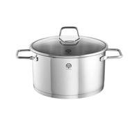Schulte-Ufer 64006-16 Wega Marmite à Viande, Acier Inoxydable, Acier Inoxydable, 24 cm Durchmesser