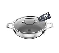 Schulte-Ufer ASTRAL 64454-923-28 Sauteuse en acier inoxydable avec structure de surface Universus sans PFAS/PTFE 28 cm