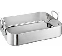 Schulte-Ufer Delicado Plat à rôtir, plat à four carré, plat à gratin, acier inoxydable, 35 x 25 cm, 9790-35 i