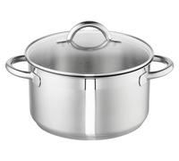 Schulte-Ufer LOOP Meatpot marmite avec couvercle, acier inoxydable, 24 cm de diamètre, compatible avec les plaques à induction