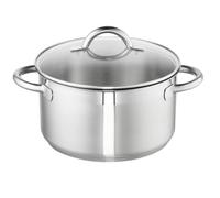 Schulte-Ufer Marmite Loop en acier 18/10 avec couvercle en verre 24 cm env. 5,5 l
