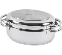 SCHULTE-UFER Rôtissoire ovale multi-usages 4,5 litres Ø30cm acier inoxydable