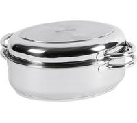 SCHULTE-UFER Rôtissoire ovale multi-usages 6,5 litres Ø34cm acier inoxydable