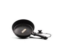 Schumann Professionnel - Sauteuse 28cm - Compatible Tous feux dont Induction - Fonte d'Aluminium Sans PFOA - Manche Amovible en Silicone - Couvercles Inclus
