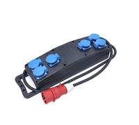 Schwabe 60854 Power Strip 16 A/entrée 400 V/Sortie 230 V Courant Heavy Noir