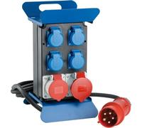 AS Schwabe 60506 STECKY Stromverteiler 400V II 32 A 1 CEE-Stecker 32 A, 5polig 400 V IP44 (60506)