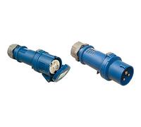 Schwabe Prise Mobile CEE Raccord Caravane Camping 230V / 16A à Visser Blue I 60471 & Fiche CEE Caravane 230 V / 16 A fiche Camping avec bornes à vis caravanes et CampingCars Bleu