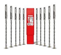 SCHWABENBACH® Foret SDS Plus Béton - Set de 10 pièces - 6, 8mm x 110 mm - Forets à Béton et Pierre de Haute Qualité - Compatibles Bosch, Hilti, Metabo