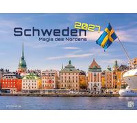 Schweden - Magie des Nordens - 2027 - Kalender DIN A2: Der Wandkalender mit den schönsten Motiven aus Schweden für das Jahr 2027 im extragroßen Format DIN A2 (ca. 60 x 42 cm)!