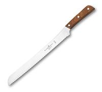 Schwertkrone Couteau à Pain Premium Solingen - Lame Inoxydable 30cm et Manche Olivier, Durabilité & Confort