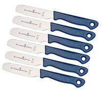 Schwertkrone Set de Couteaux de Table 6 Pièces - Acier Inoxydable Haut de Gamme, Lames Micro-Dentelées pour une Découpe Précise et Élégante