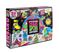 Schylling NeeDoh Squishmas Calendrier de l'Avent | Compte à rebours de Noël avec 24 mini jouets à presser