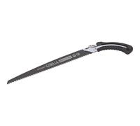 Scie d'élagage Roughneck Gorilla Fast Cut avec lame de 350 mm, denture triple affûtée et revêtement PTFE, acier chromé, poignée en caoutchouc antidérapante avec œillet pour dragonne et étui