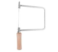 Scie à Archet Compacte en U, Coupe Précise pour Métal et Plastique | Outil Manuel Léger, Poignée Ergonomique, Format Portable, pour Bricolage, Petit Atelier, Bois et Loisirs Créatifs