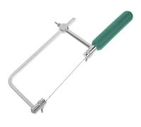 Scie à Archet de Bijoutier en U, Coupe Précise pour Modèles DIY | Bois et Métal, Format Léger et Pratique, Vert, Usage Fretwork, Outil Manuel Polyvalent