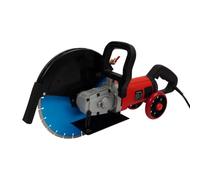 Scie à Béton électrique 14 Pouces 220V, Scie à Béton 3500W, Rainureuse Beton 355 Mm, Scie Circulaire Avec Lame De Scie Et Poulie De Renvoi Roulante Pour Couper La Pierre Et Le Bétons